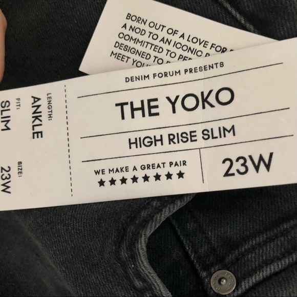 Aritzia Denim Forum The Yoko High Rise Slim - Picture 4 of 8